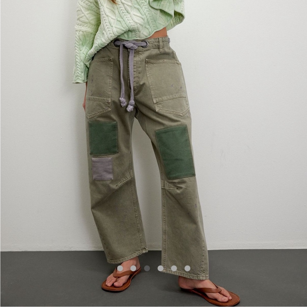 Free People Moxie Pull-On Barrel Jeans